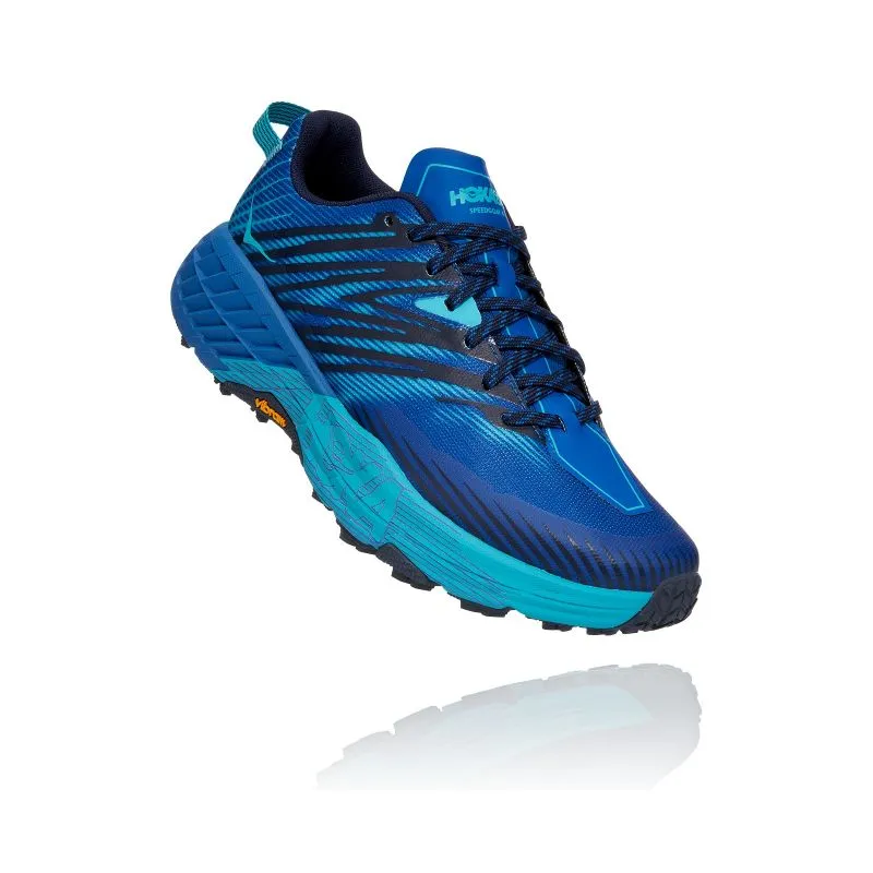 Hoka One One Speedgoat 4 (MAR DE TURQUÍA/ AZUL DE CUBA) Zapatos de hombre de pista