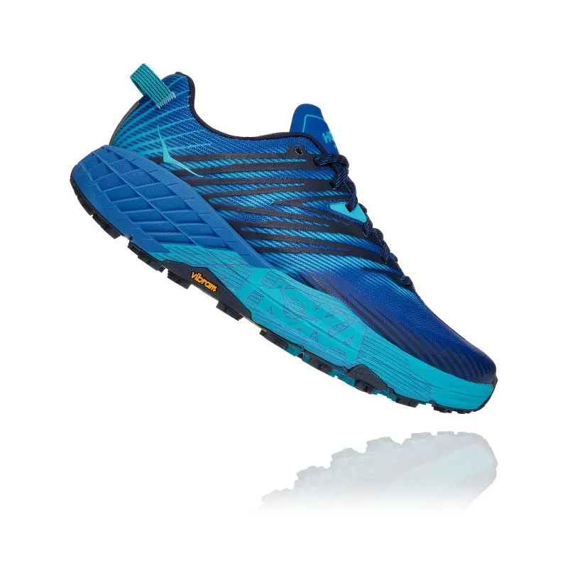 Hoka One One Speedgoat 4 (MAR DE TURQUÍA/ AZUL DE CUBA) Zapatos de hombre de pista