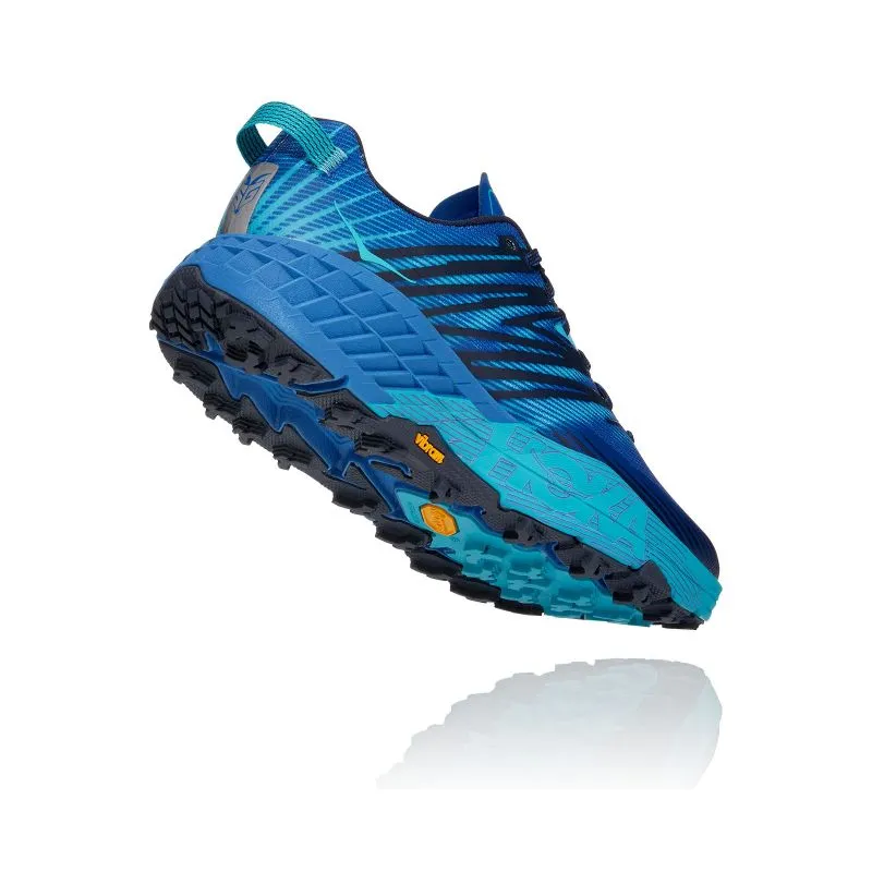 Hoka One One Speedgoat 4 (MAR DE TURQUÍA/ AZUL DE CUBA) Zapatos de hombre de pista