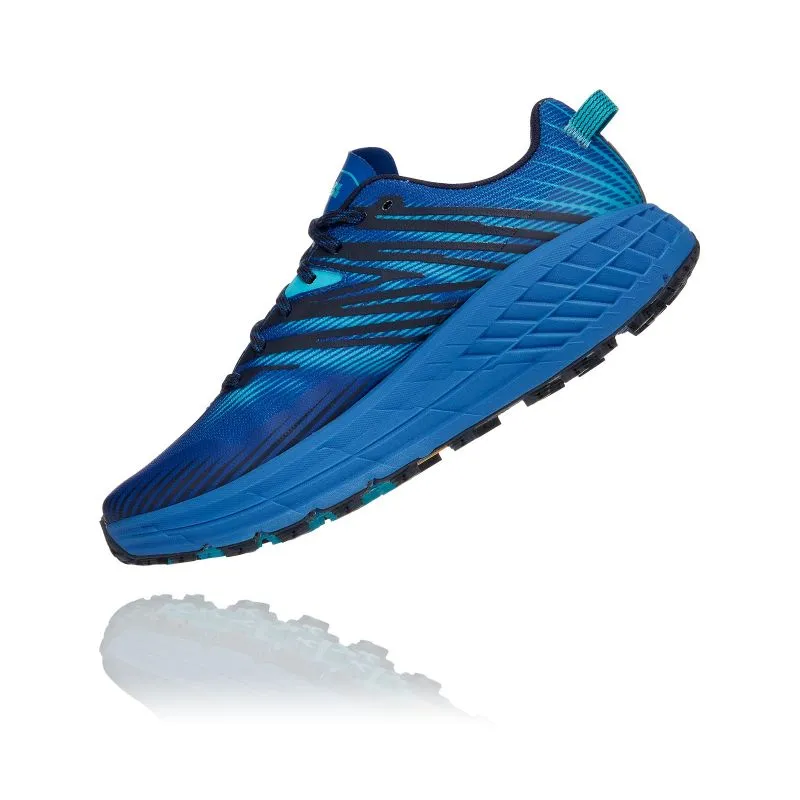 Hoka One One Speedgoat 4 (MAR DE TURQUÍA/ AZUL DE CUBA) Zapatos de hombre de pista