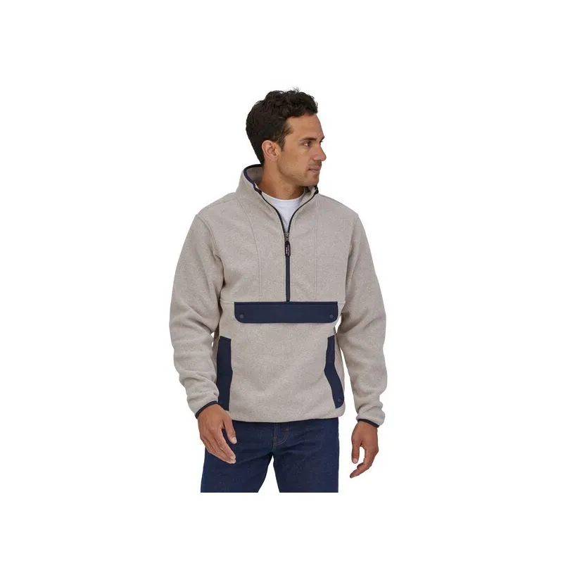 Hombre Patagonia Chaqueta de vellón Synch Anorak (Oatmeal Heather)