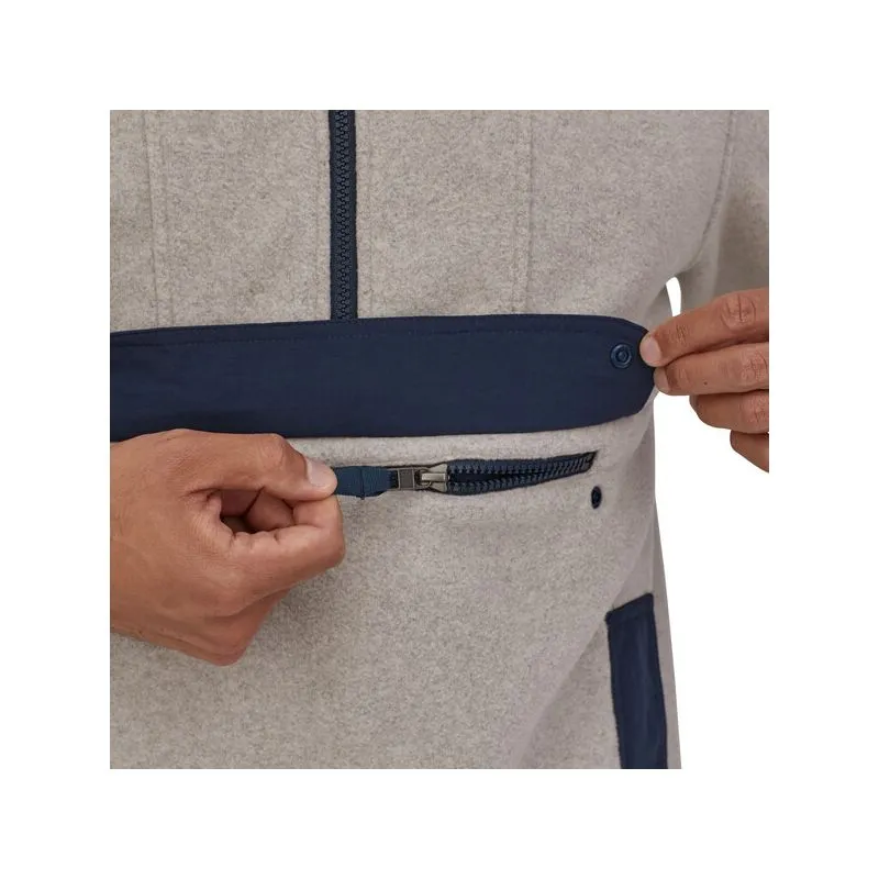 Hombre Patagonia Chaqueta de vellón Synch Anorak (Oatmeal Heather)