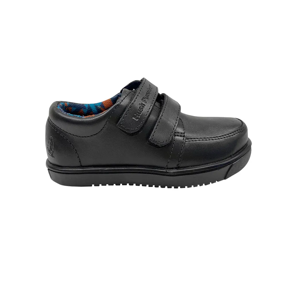HUSH PUPPIES Zapatos escolares Edo velcro negro para Niños