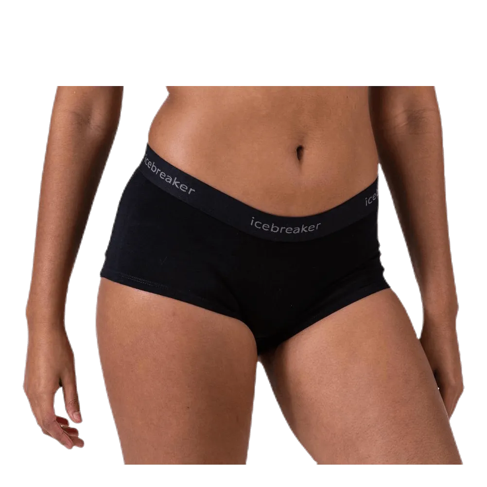 Icebreaker 200 Oasis Boy shorts Black