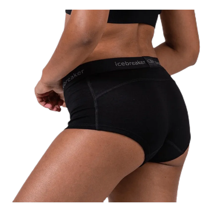 Icebreaker 200 Oasis Boy shorts Black