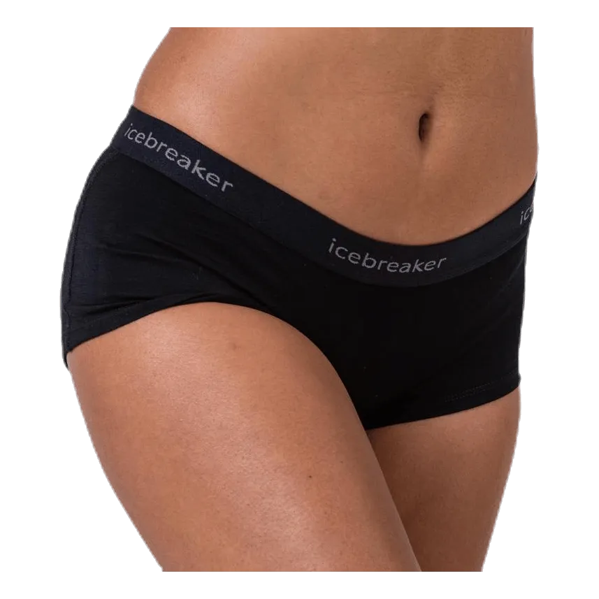 Icebreaker 200 Oasis Boy shorts Black
