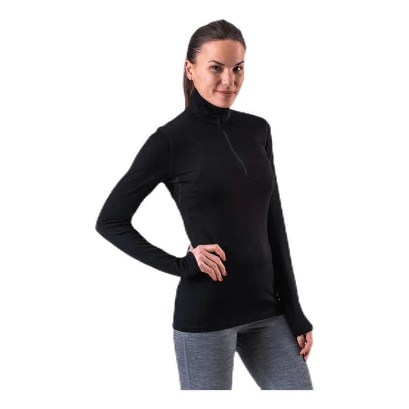 Icebreaker 200 Oasis LS Half Zip Black