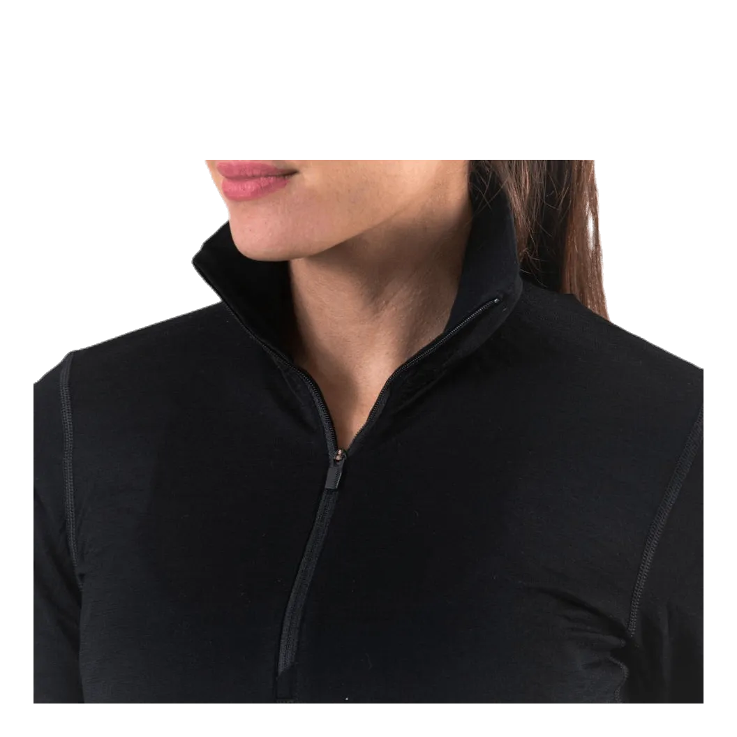 Icebreaker 200 Oasis LS Half Zip Black