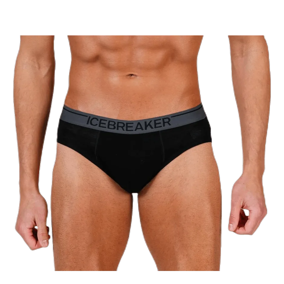 Icebreaker Anatomica Briefs Black