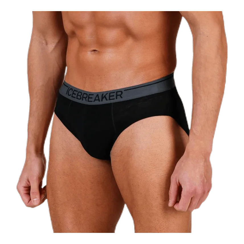 Icebreaker Anatomica Briefs Black
