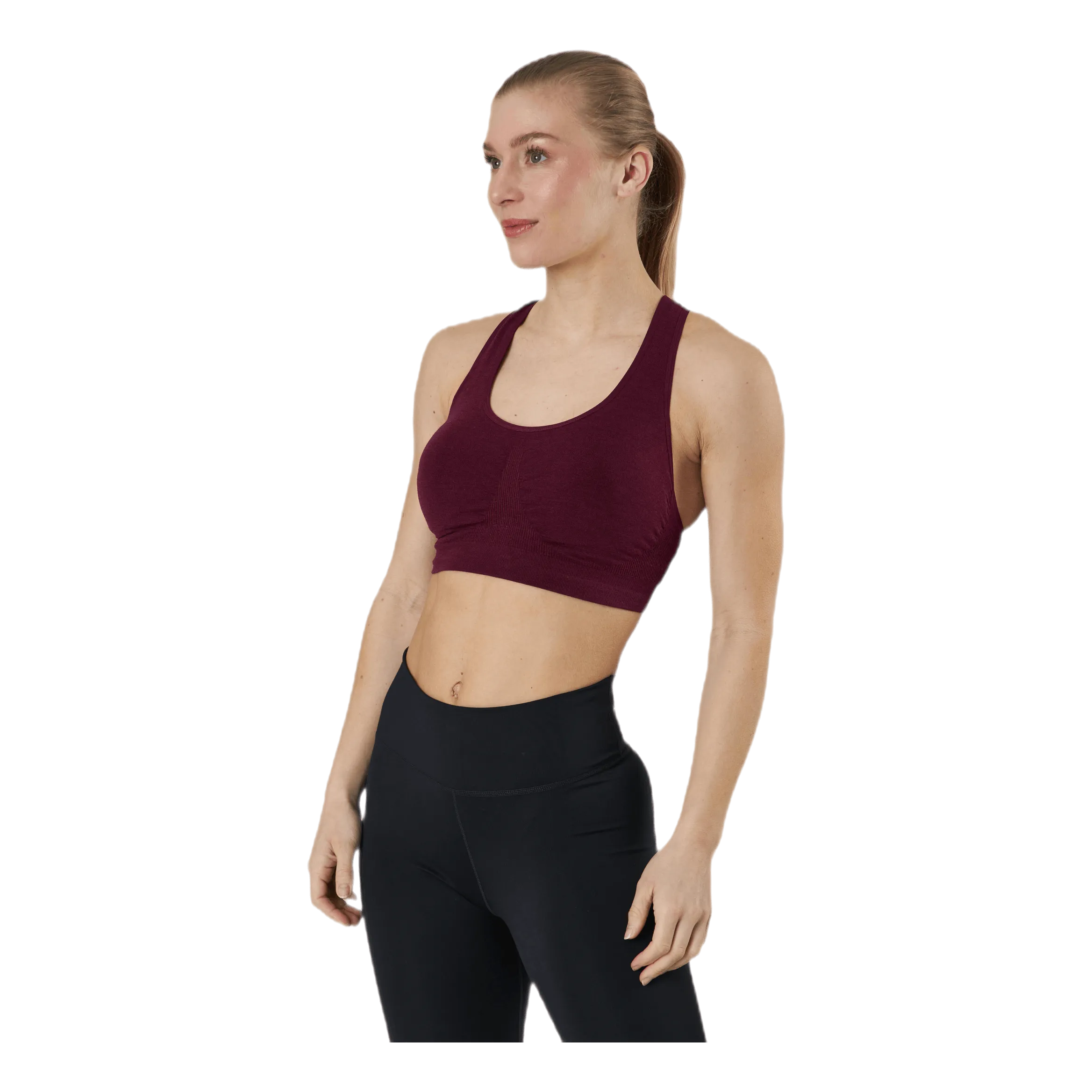 Icebreaker Anatomica Seamless Sport Bra Red