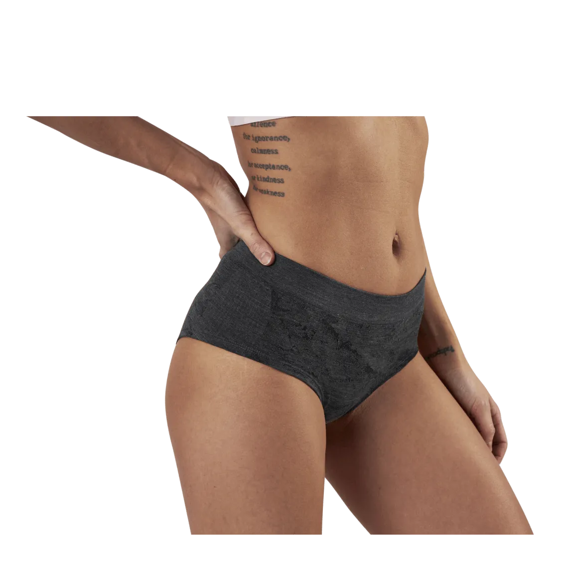 Icebreaker Anatomica Seamless Sport Hipkini Grey