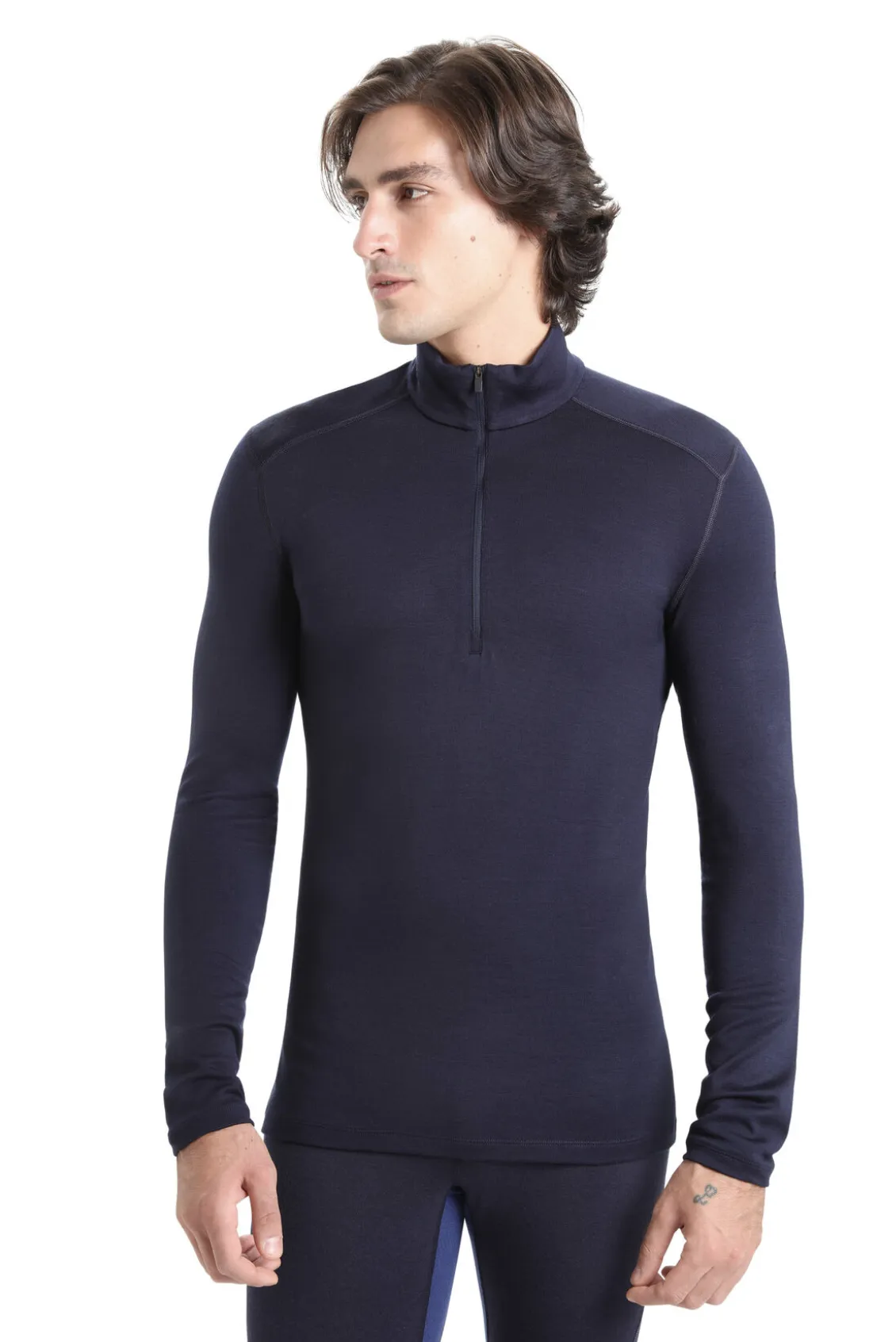 Icebreaker Camiseta Media Cremallera Lana merino 260