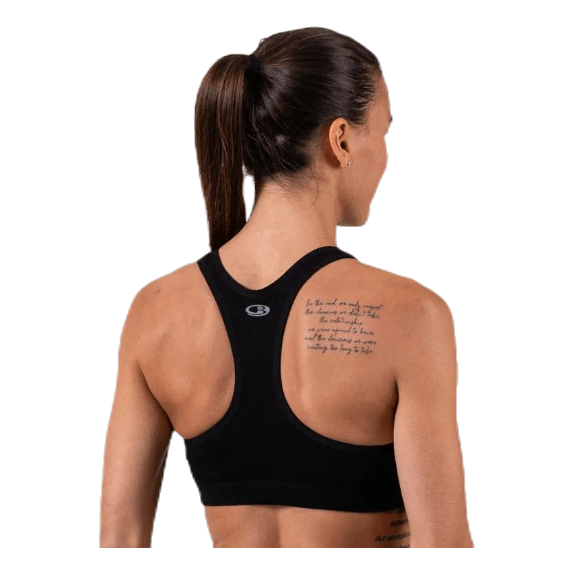 Icebreaker Meld Zone Sport Bra Black