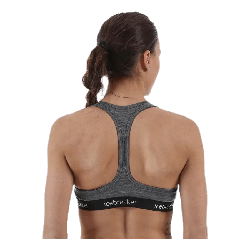 Icebreaker Sprite Racerback Bra Grey