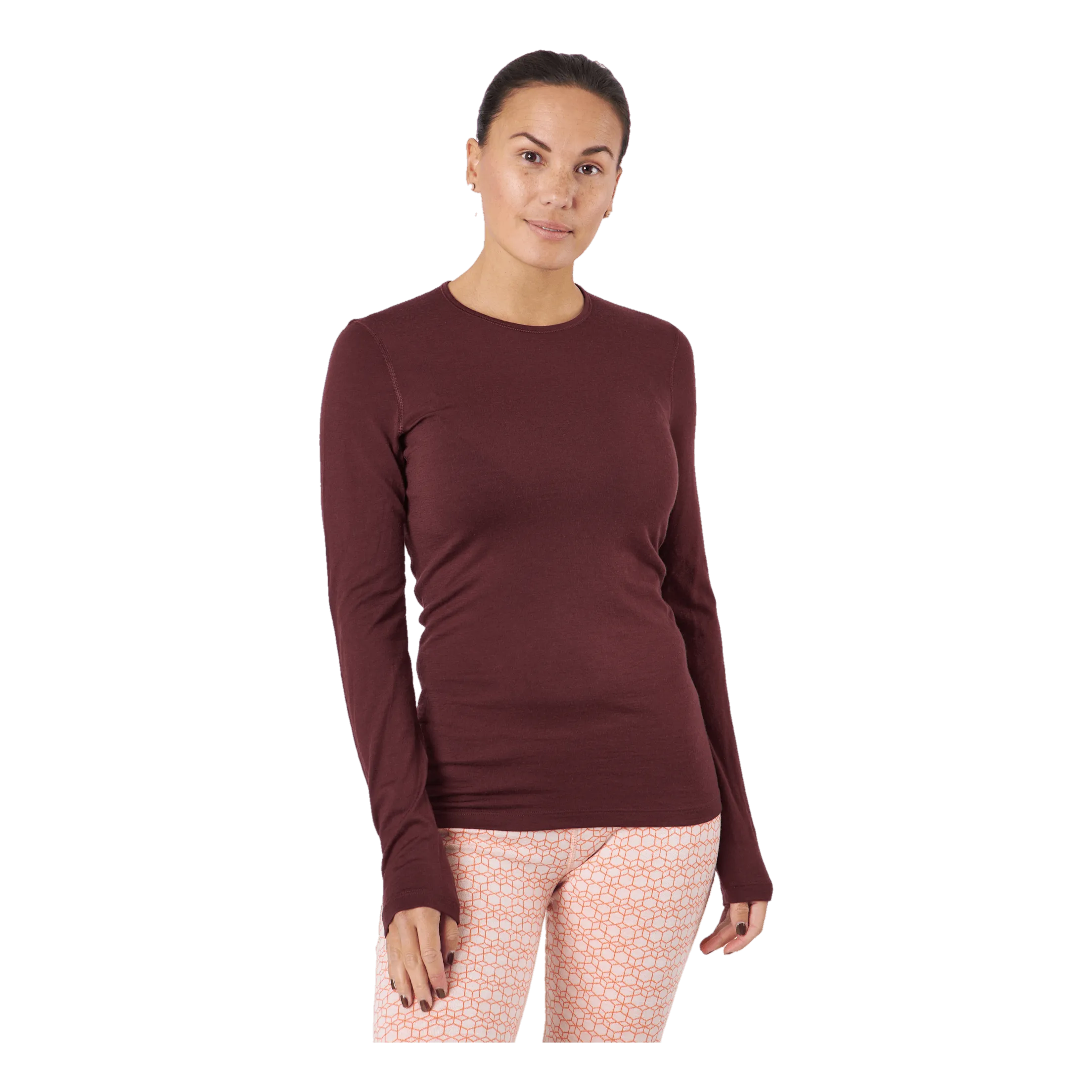 Icebreaker Women 200 Oasis Ls Crewe Espresso