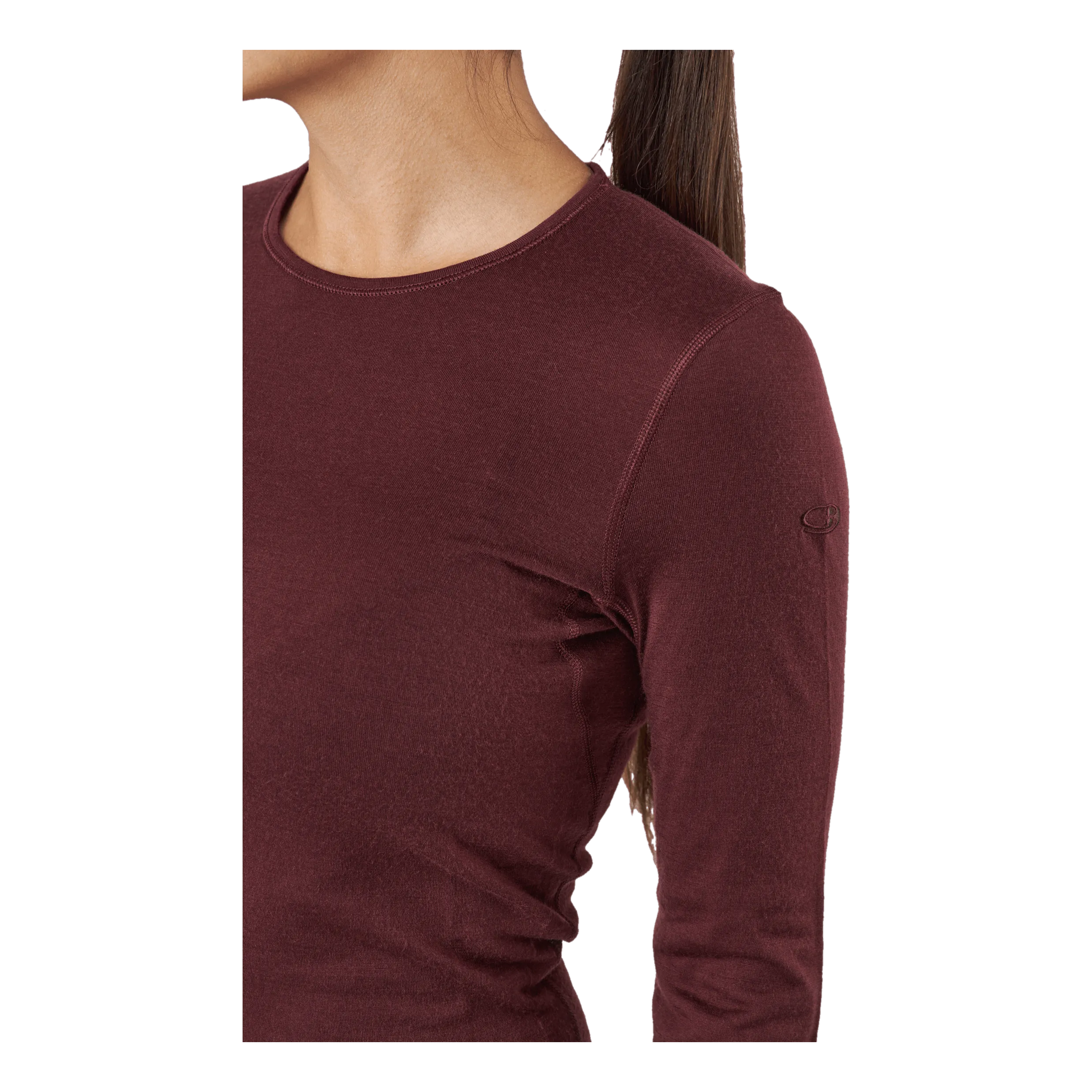 Icebreaker Women 200 Oasis Ls Crewe Espresso