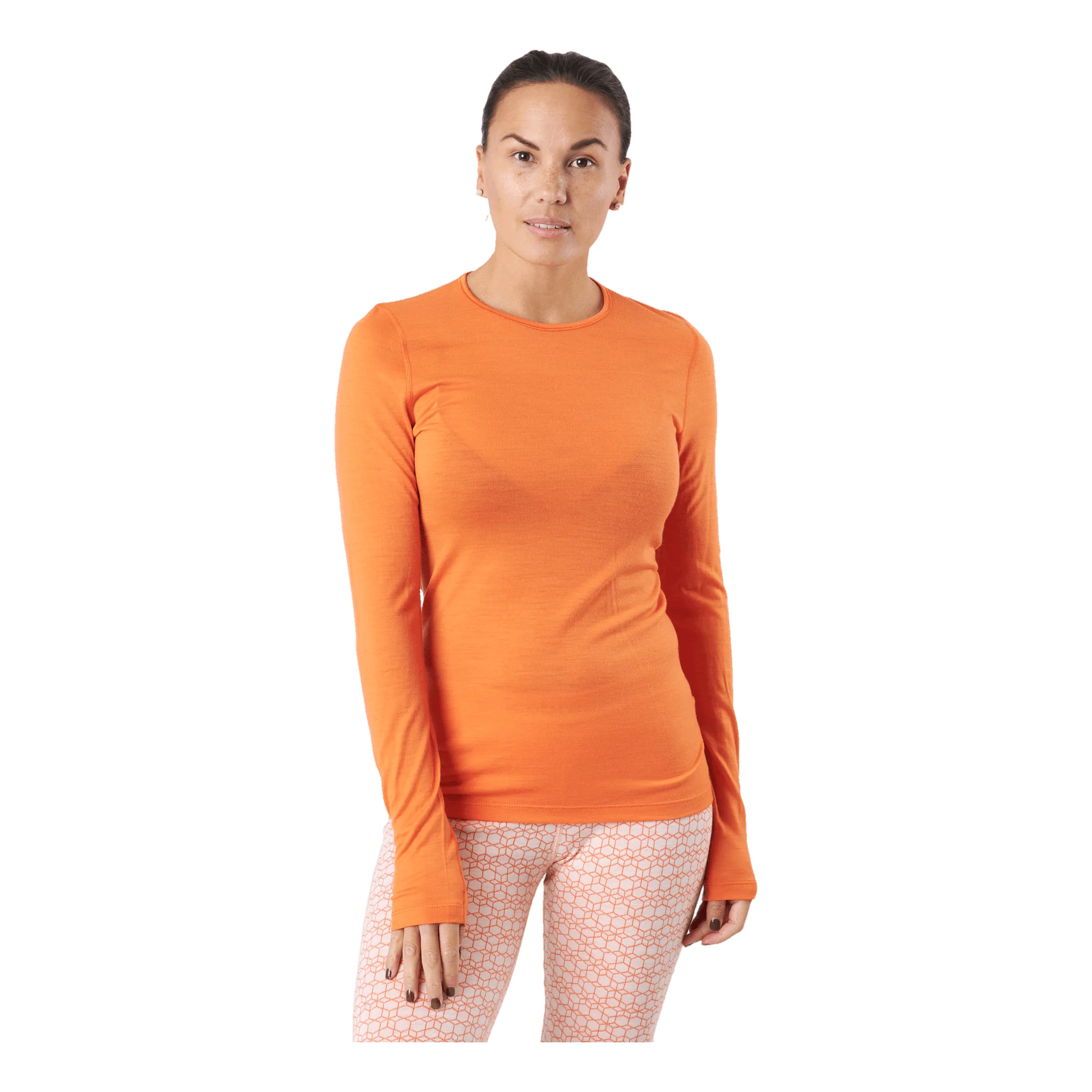 Icebreaker Women 200 Oasis Ls Crewe Flash