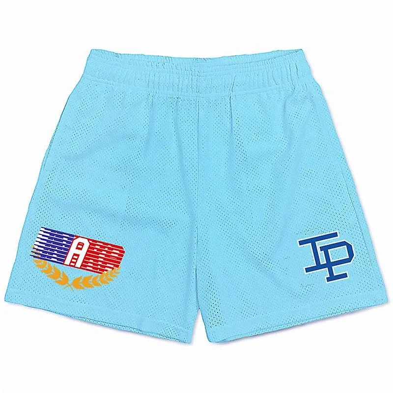 Inaka Power Shorts Hombre Clásico Gimnasio Baloncesto Entrenamiento Mujer Pantalones Cortos de Malla Una Capa Inaka Shorts F