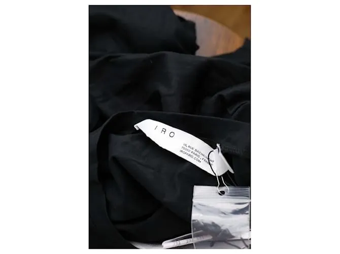 Iro Vestido de algodón Negro 