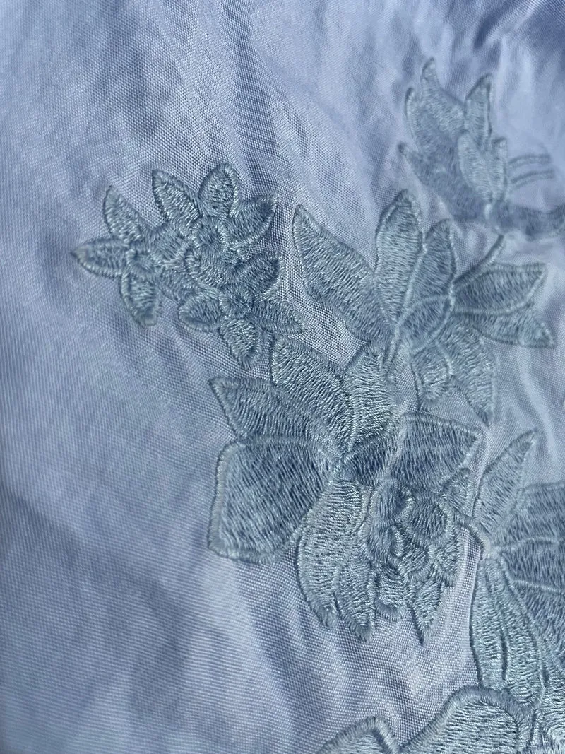 JAZMIN CHEBAR Polera Azul Vuelos
