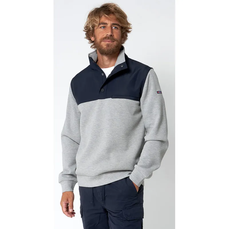 Jersey manga larga para hombre con estilo marinero