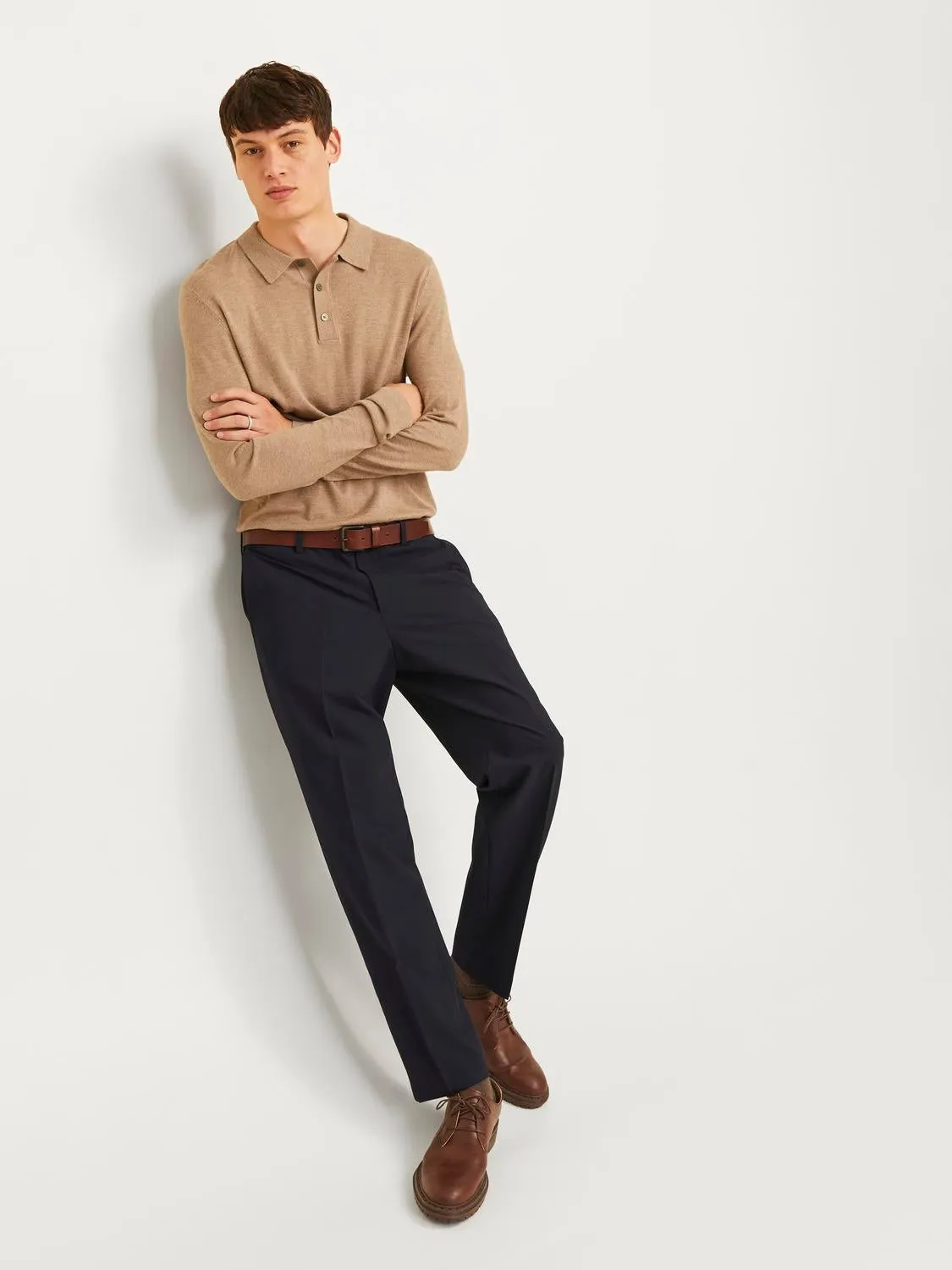 JPRBUSHWICK Pantalones de vestir Corte regular | Azul oscuro | Jack & Jones®
