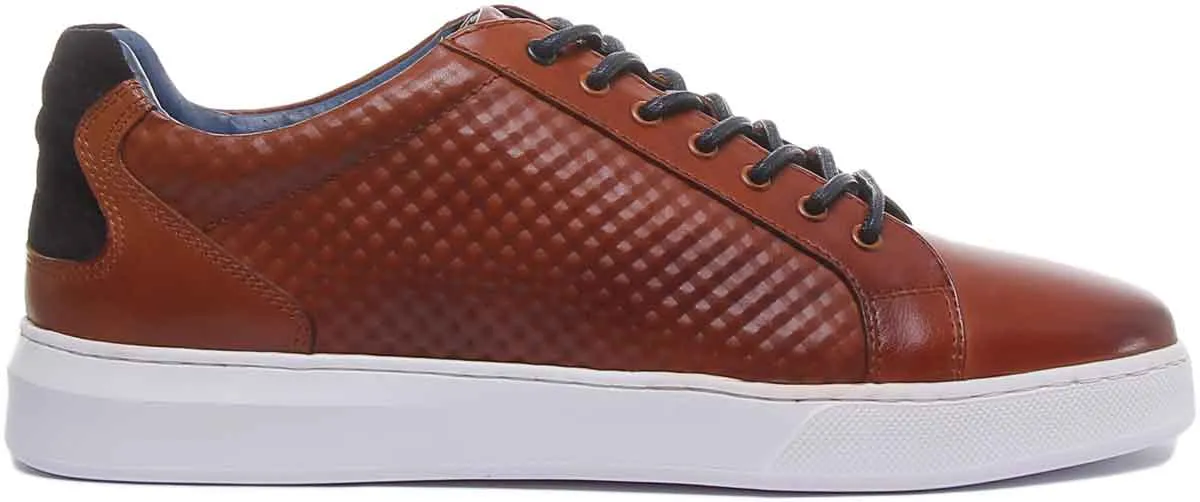 JUSTINREESS Prince Zapatos de piel para hombre en blanco