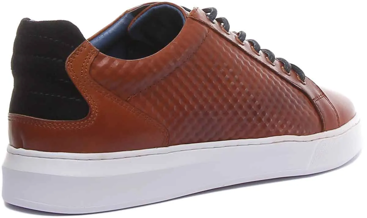 JUSTINREESS Prince Zapatos de piel para hombre en blanco