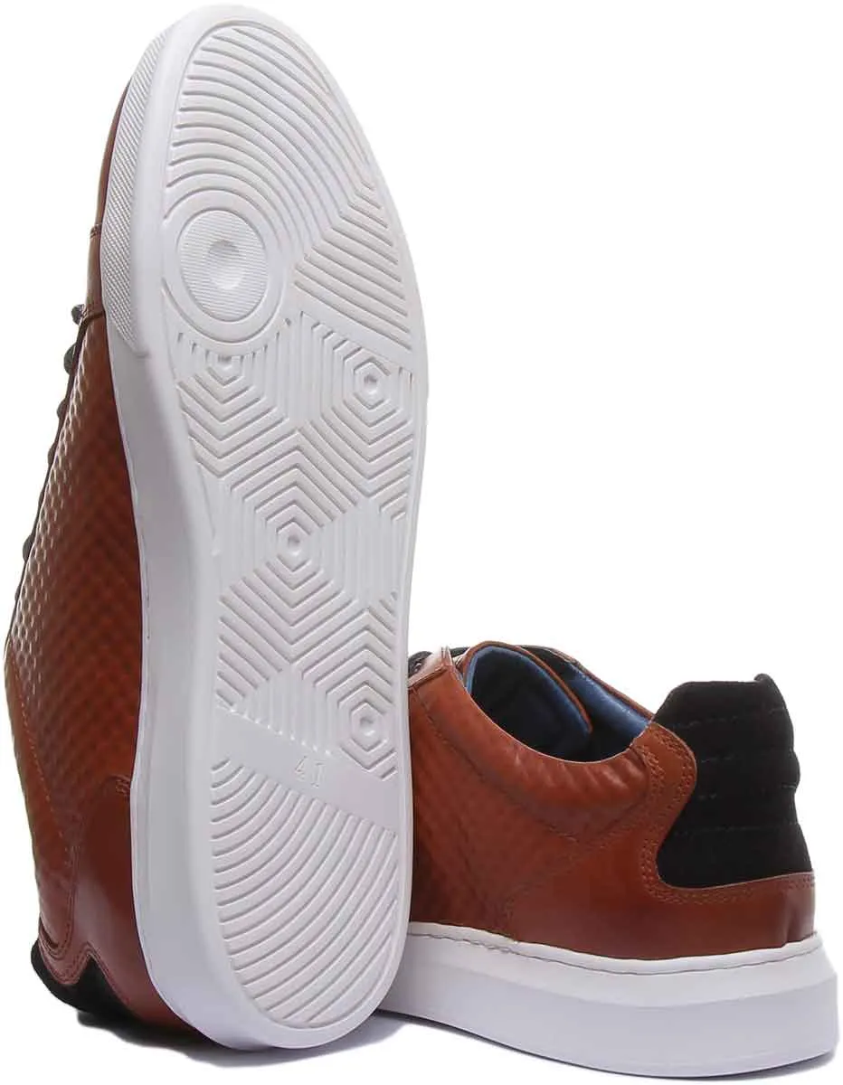 JUSTINREESS Prince Zapatos de piel para hombre en blanco