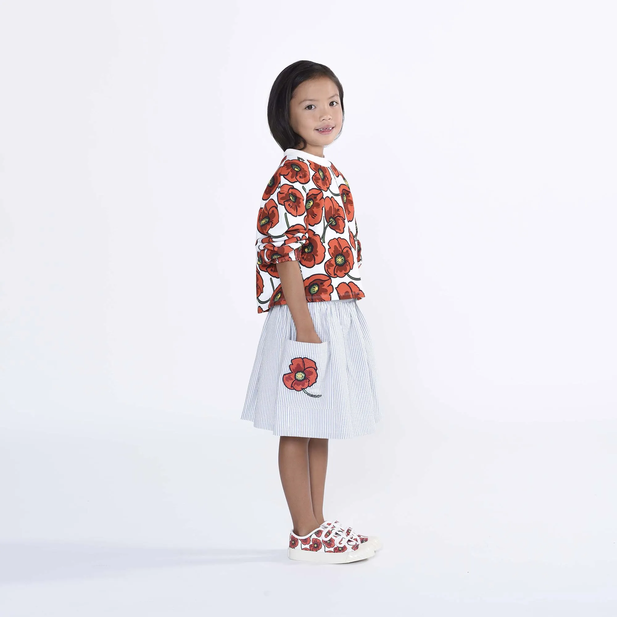 KENZO KIDS Zapatillas de lona con velcro