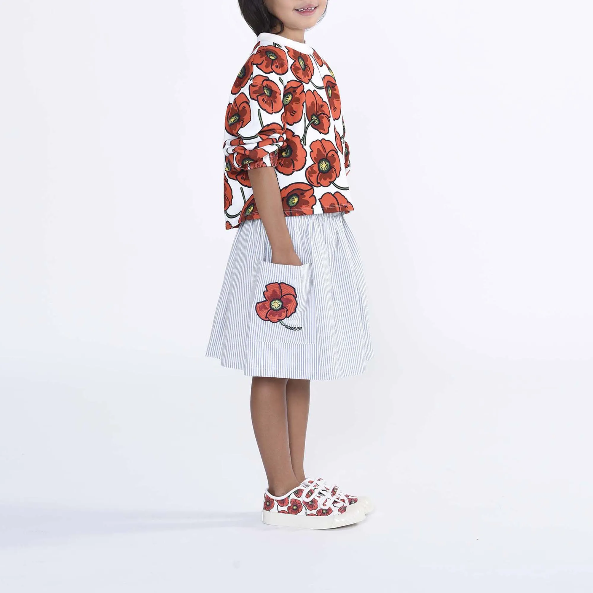 KENZO KIDS Zapatillas de lona con velcro