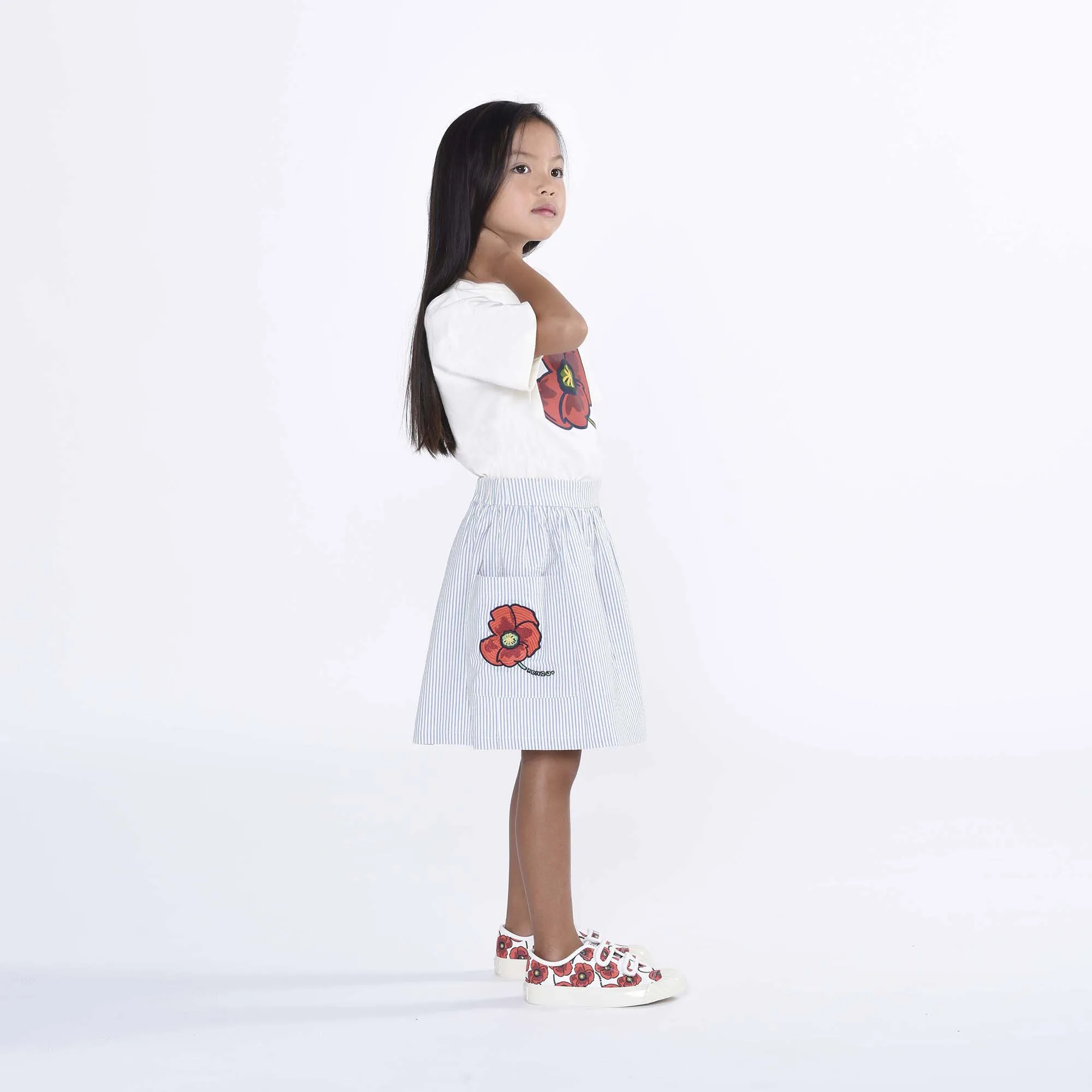 KENZO KIDS Zapatillas de lona con velcro