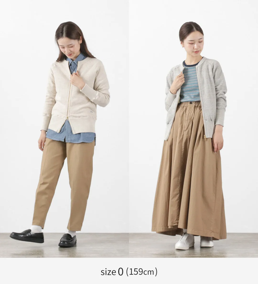 Kepani / Crew Neck Full Zip Sweet Chaqueta