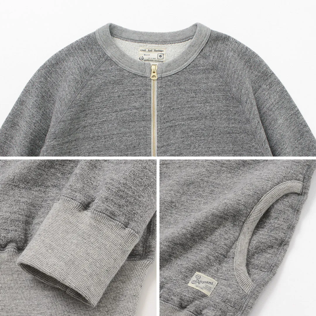 Kepani / Crew Neck Full Zip Sweet Chaqueta