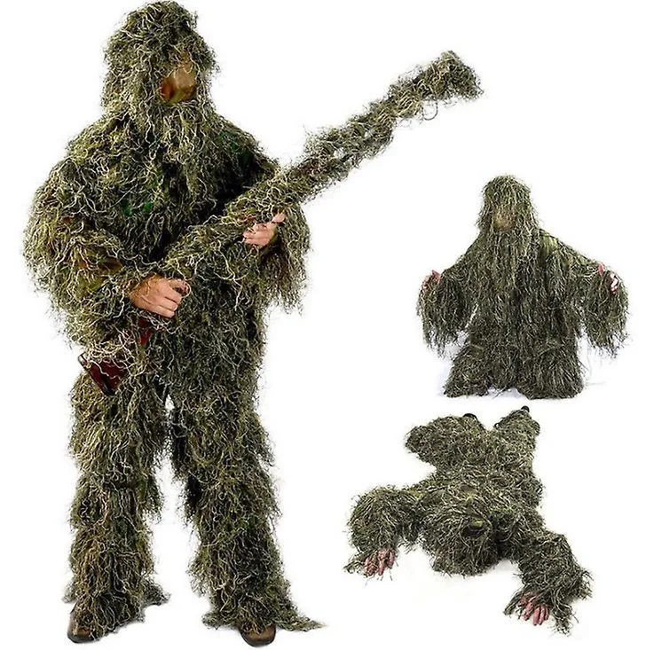 KIDS GHILLIE SUIT  1.3M/51IN SNIPER CAMOUFLAGE JUNGLE HUNTING EQUIPMENT