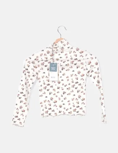 KIDS ONLY Camiseta beige estampado floral