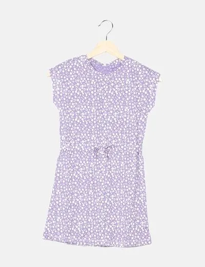KIDS ONLY Vestido morado estampado floral