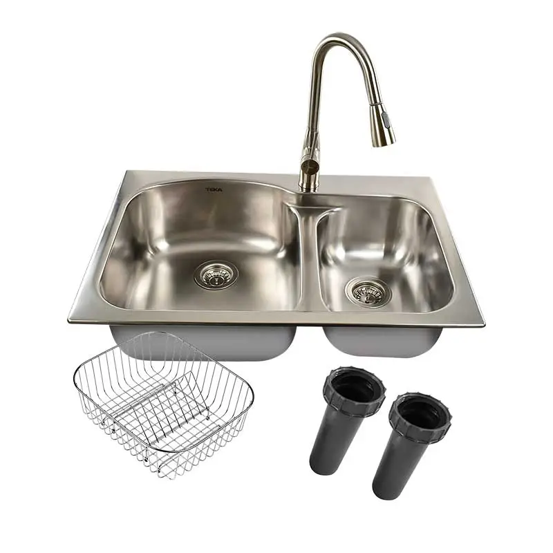 Kit de Fregadero Tekaway + Grifo Teka América Plus 880