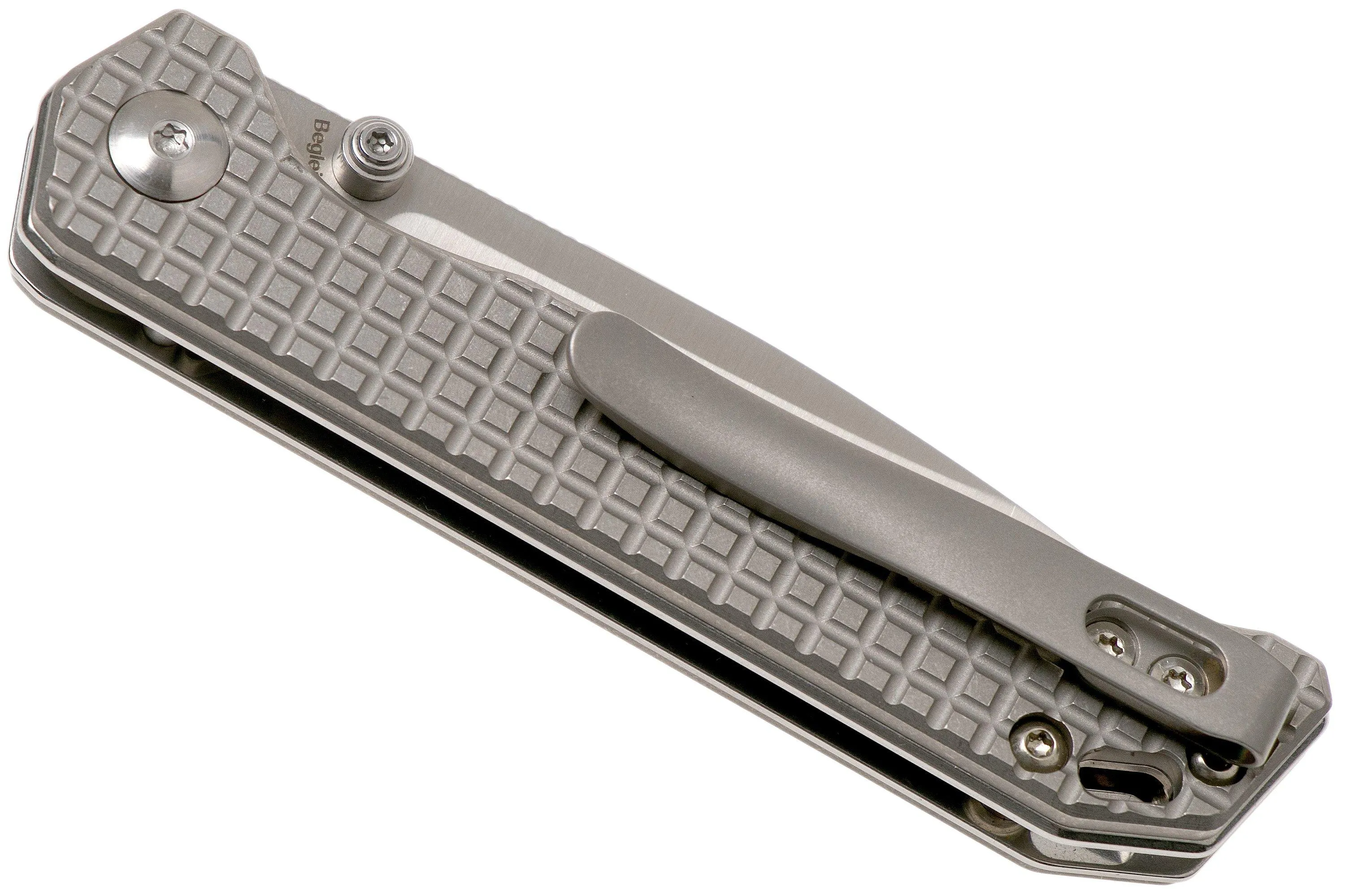 Kizer Begleiter Mini Droppoint KI3458RA2, M390, titanio, navaja, diseño Azo