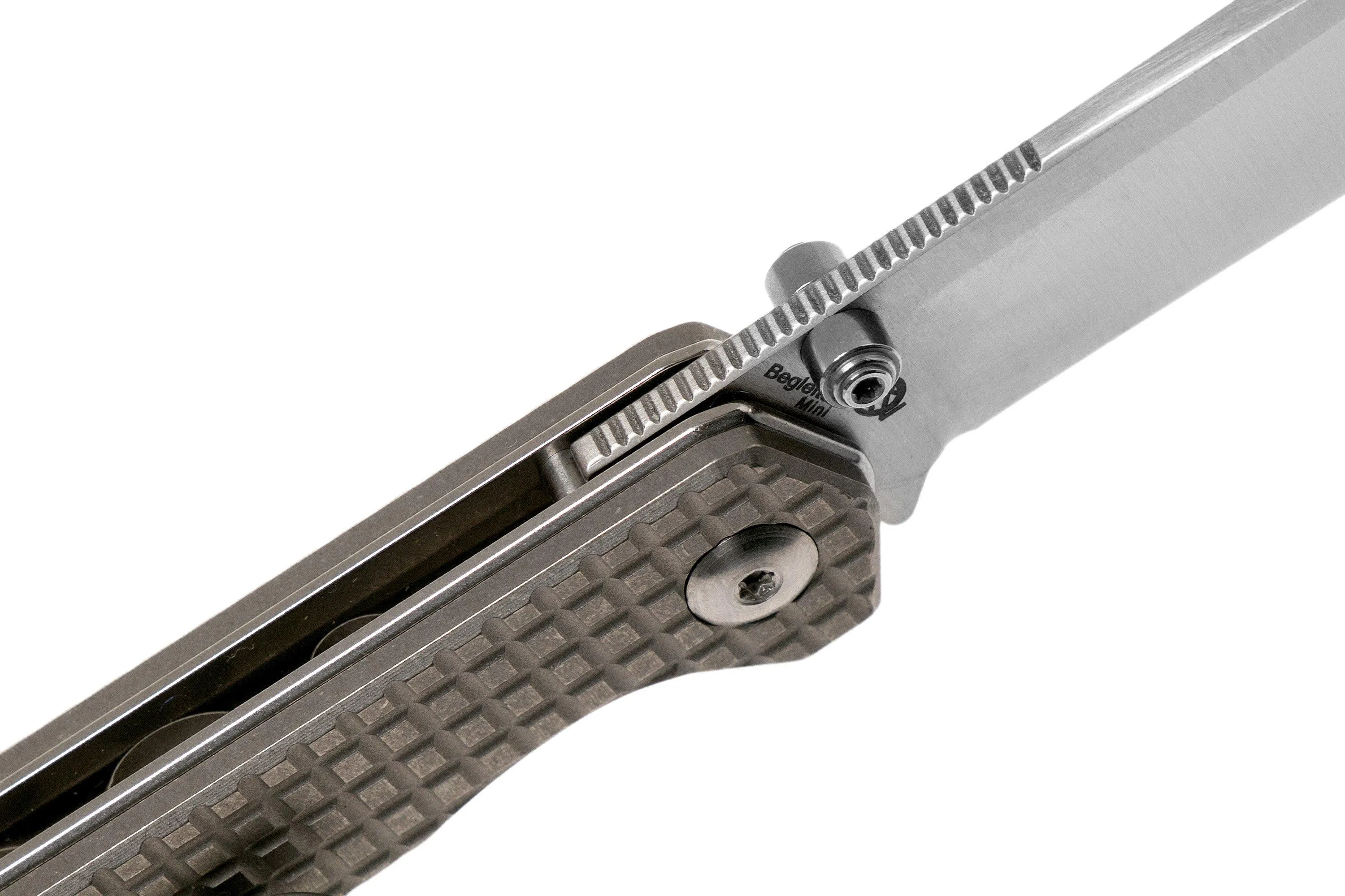 Kizer Begleiter Mini Droppoint KI3458RA2, M390, titanio, navaja, diseño Azo