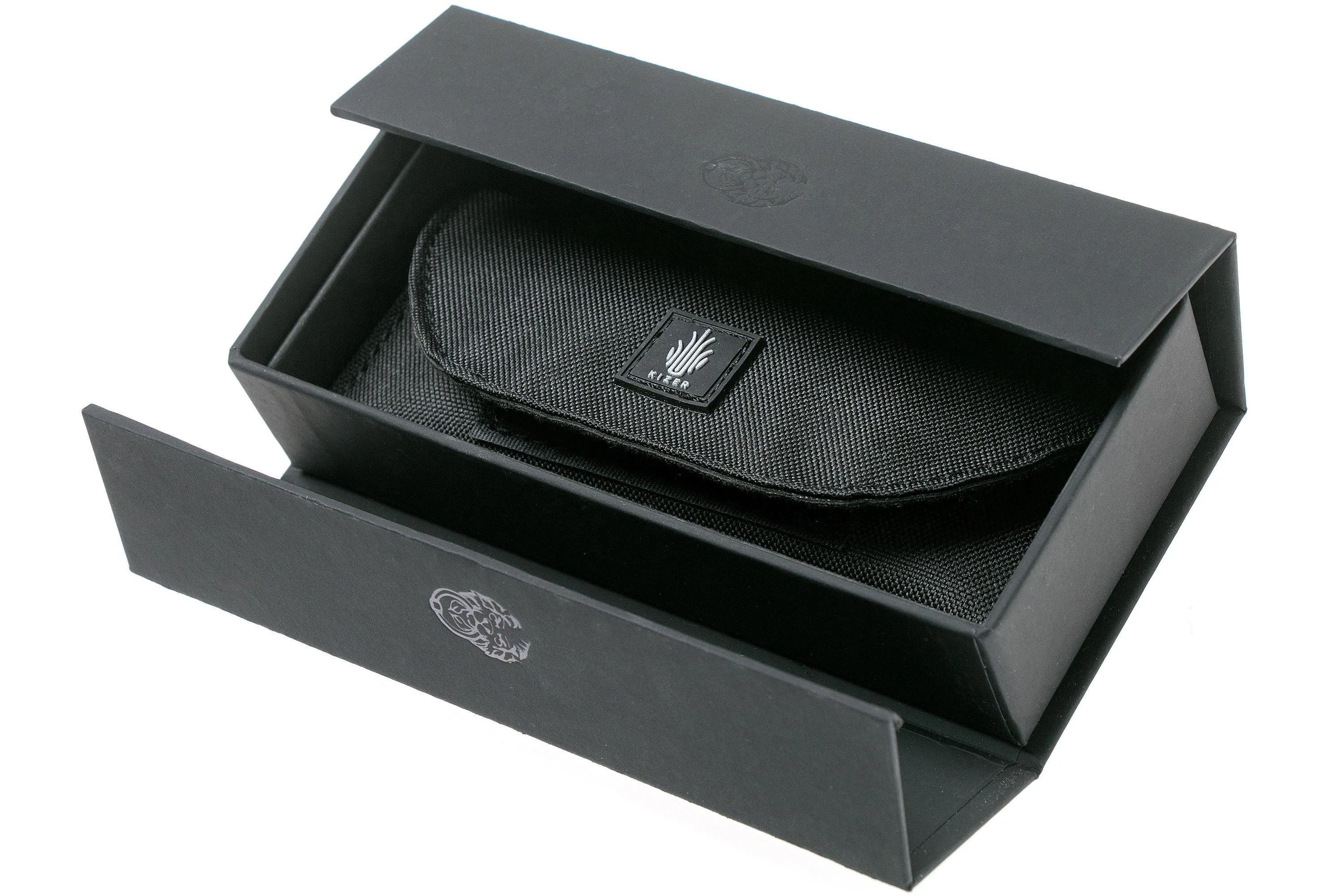 Kizer Begleiter Mini Droppoint KI3458RA2, M390, titanio, navaja, diseño Azo