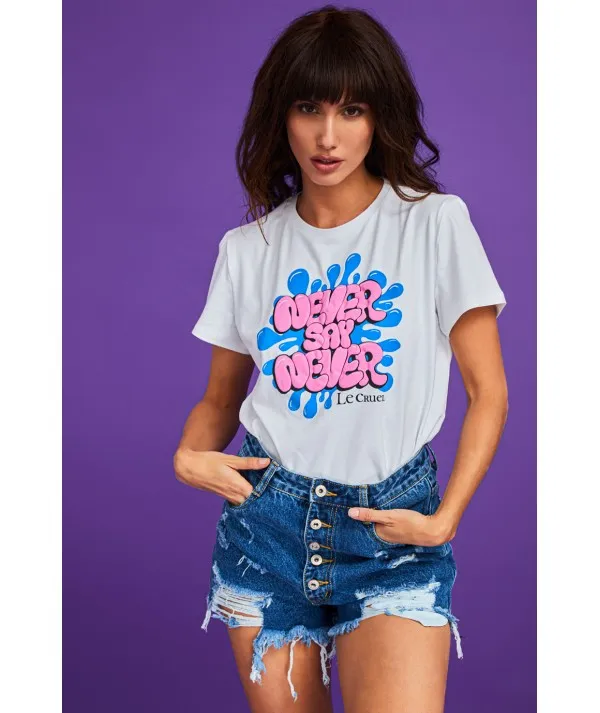 Le Cruel camiseta m/c never say never