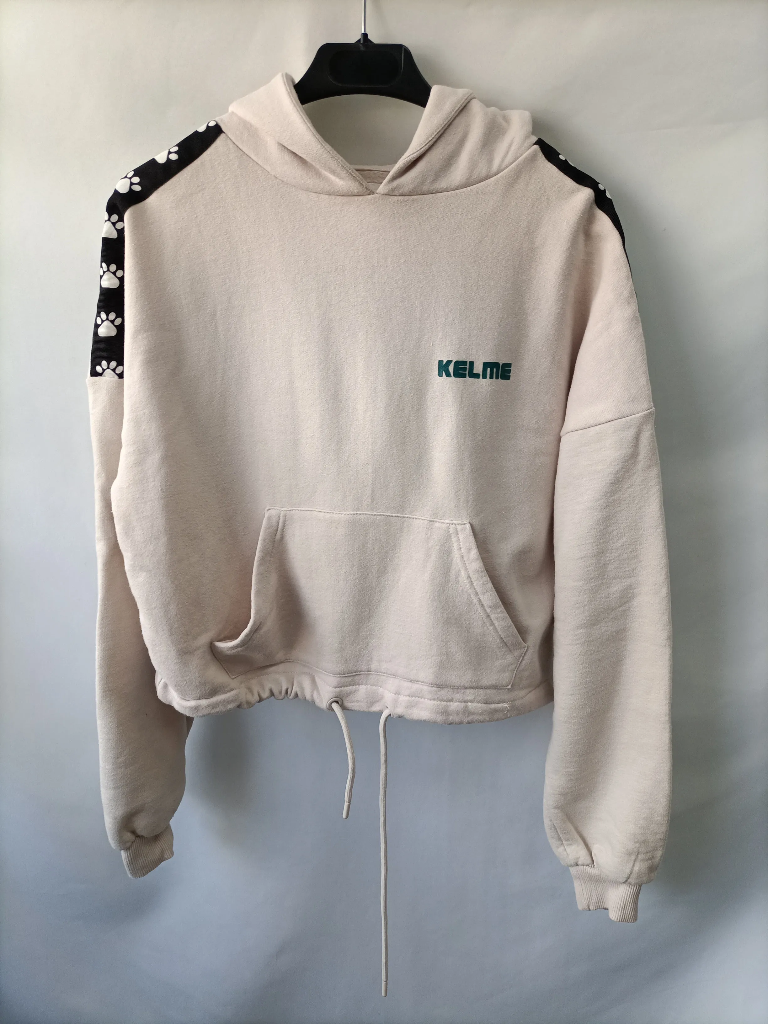 LEFTIES. Sudadera beige cortita T.s