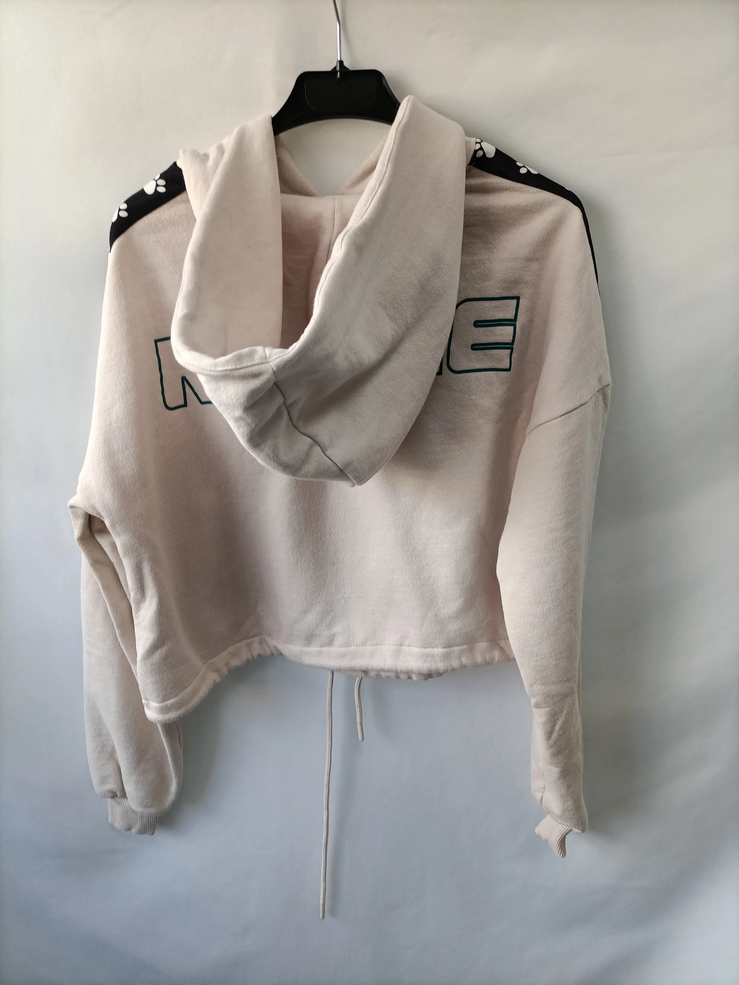 LEFTIES. Sudadera beige cortita T.s