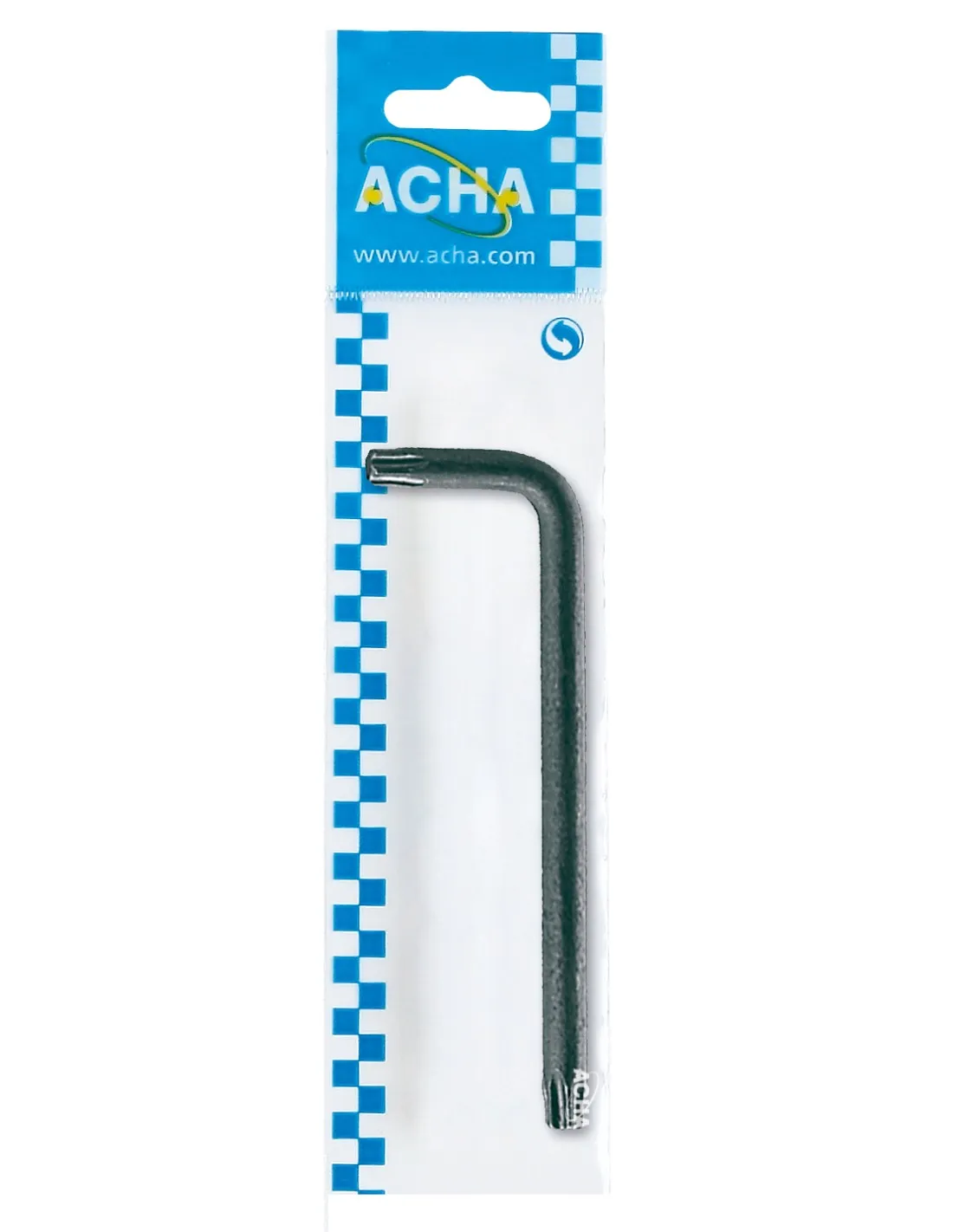 LLAVE TORX ACODADA PAVONADA LARGA CR.VA.  TX25