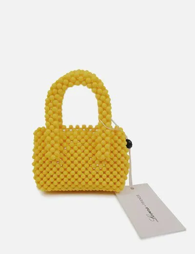 Lovers + Friends Mini bolso amarillo