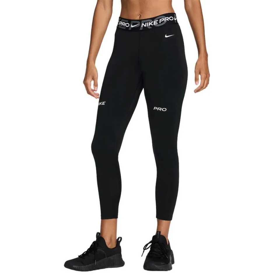 MALLAS NIKE PRO LOGO 7/8 NEGRA FV7397010