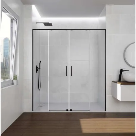 Mampara Twenty Spazio Black