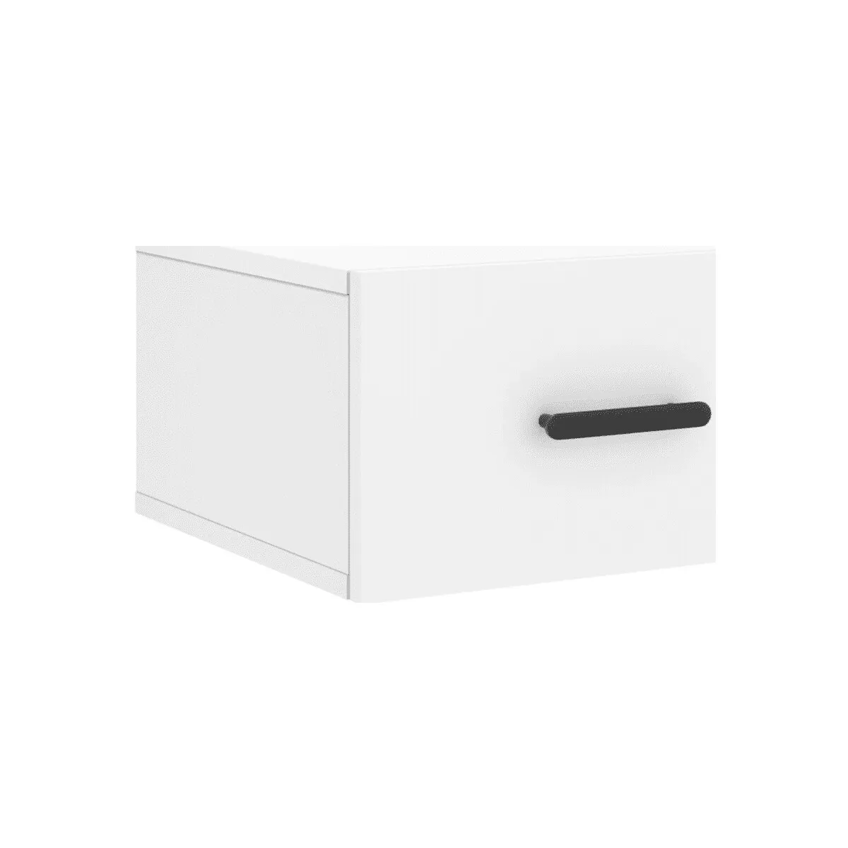 Mesita de noche de pared blanco 35x35x20 cm